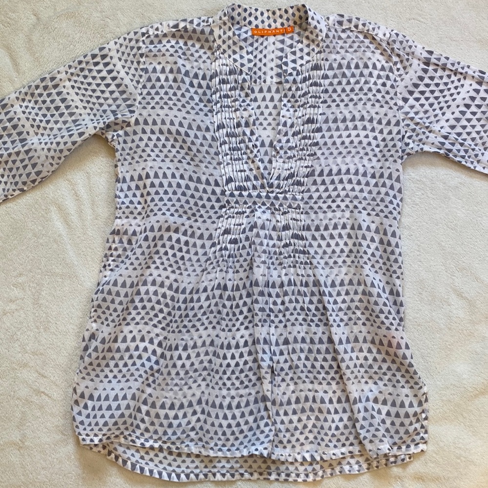 Oliphant lightweight cotton tunic Size S EUC